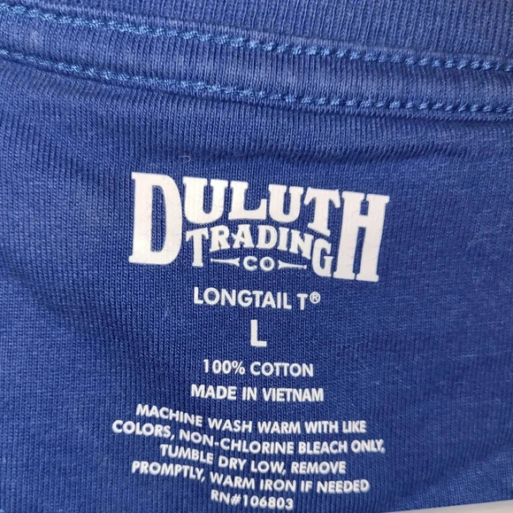 **4/$20 TEES**Duluth trading co vneck tee size Large LOT R1 - Picture 4 of 5